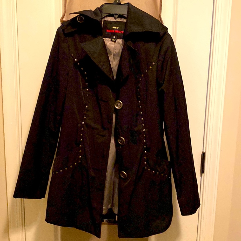 Miss Sixty M60 size S raincoat. Cotton/Poly